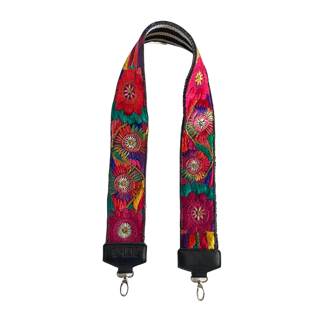 Leather Vintage Upcycled Purse | Camera | Guitar Strap - Guatemala