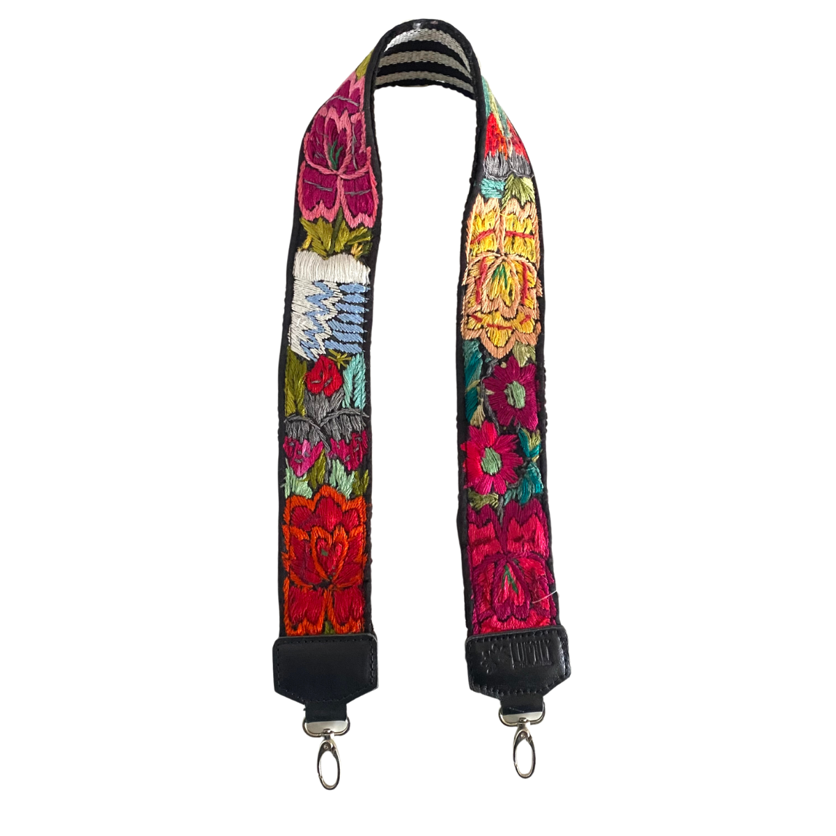 Leather Vintage Upcycled Purse | Camera | Guitar Strap - Guatemala