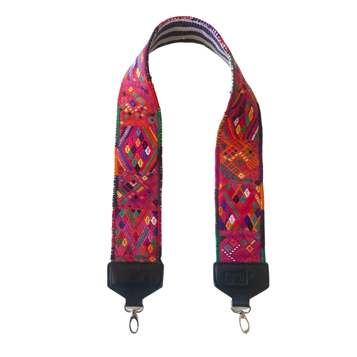 Leather Vintage Upcycled Purse | Camera | Guitar Strap - Guatemala