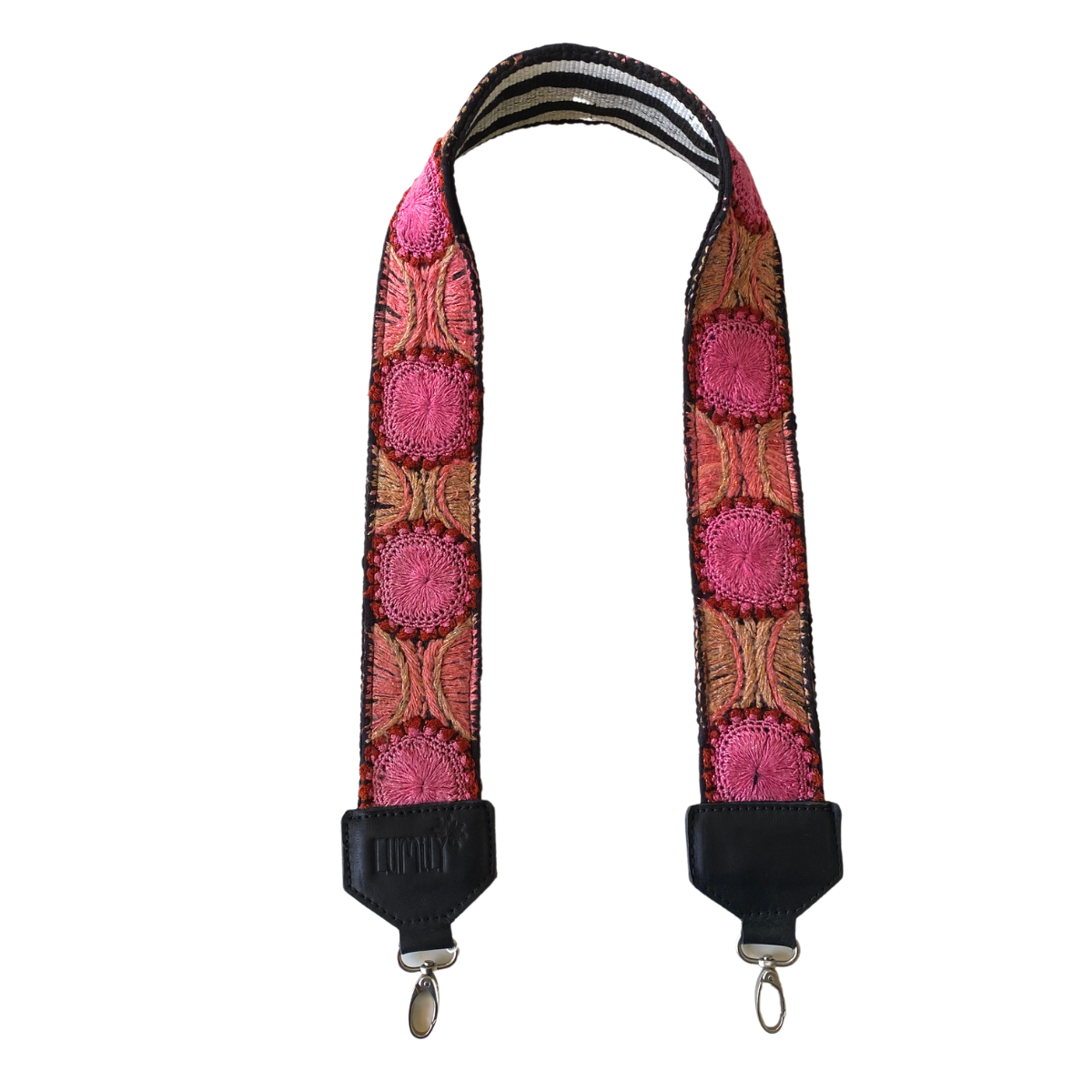 Leather Vintage Upcycled Purse | Camera | Guitar Strap - Guatemala