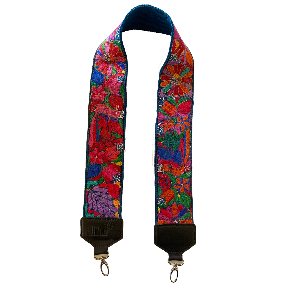 Leather Vintage Upcycled Purse | Camera | Guitar Strap - Guatemala