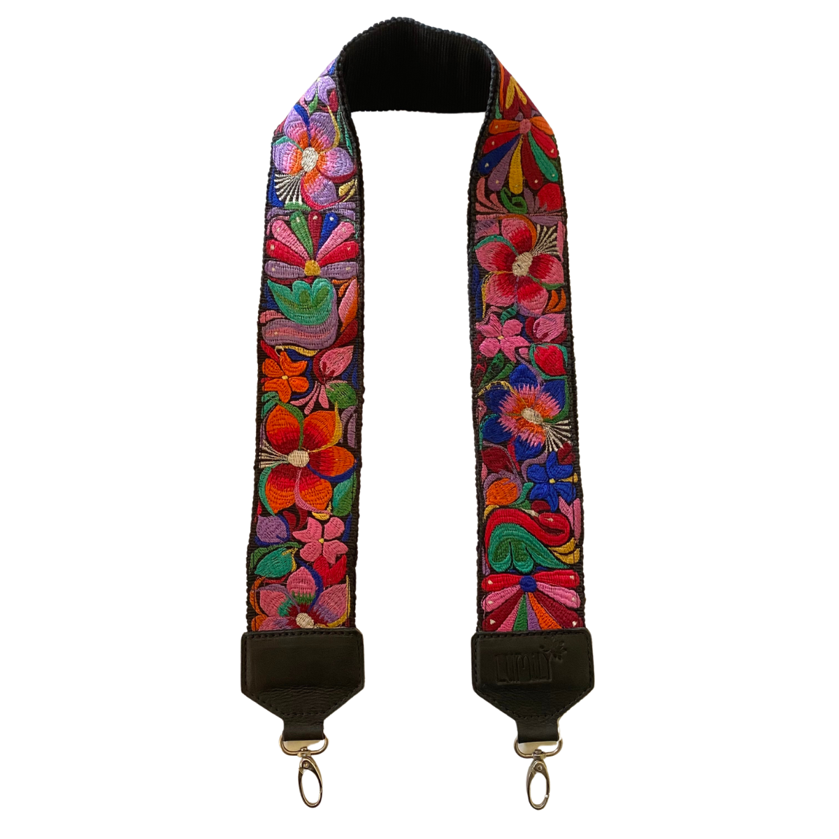 Leather Vintage Upcycled Purse | Camera | Guitar Strap - Guatemala