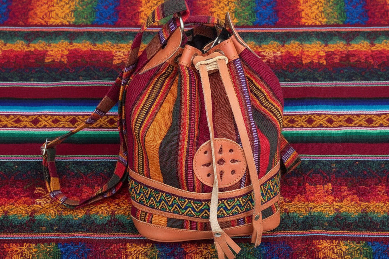 Anita Crossover Boho Upcycled Purse - Guatemala