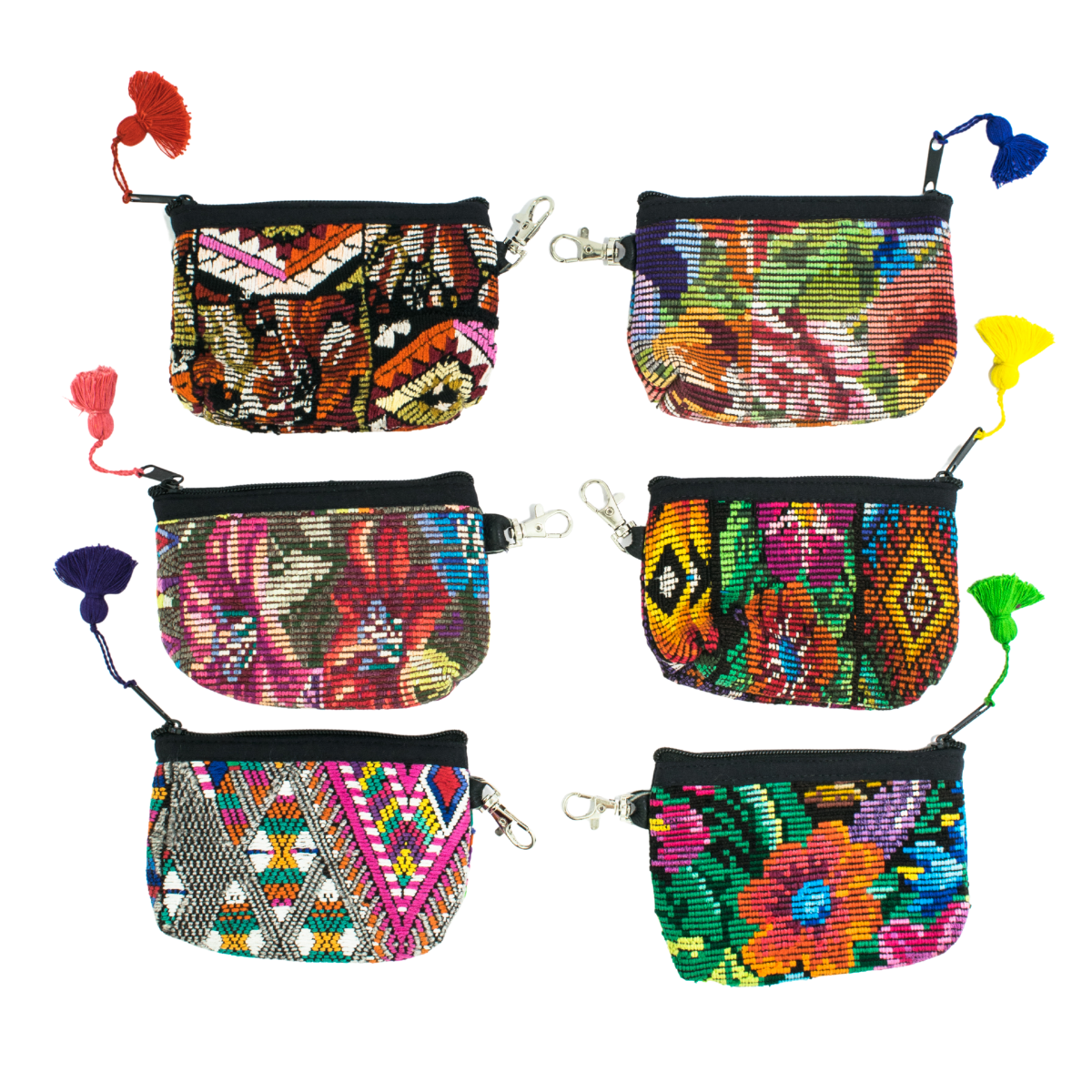 Leti Upcycled Huipil Coin Purse - Guatemala