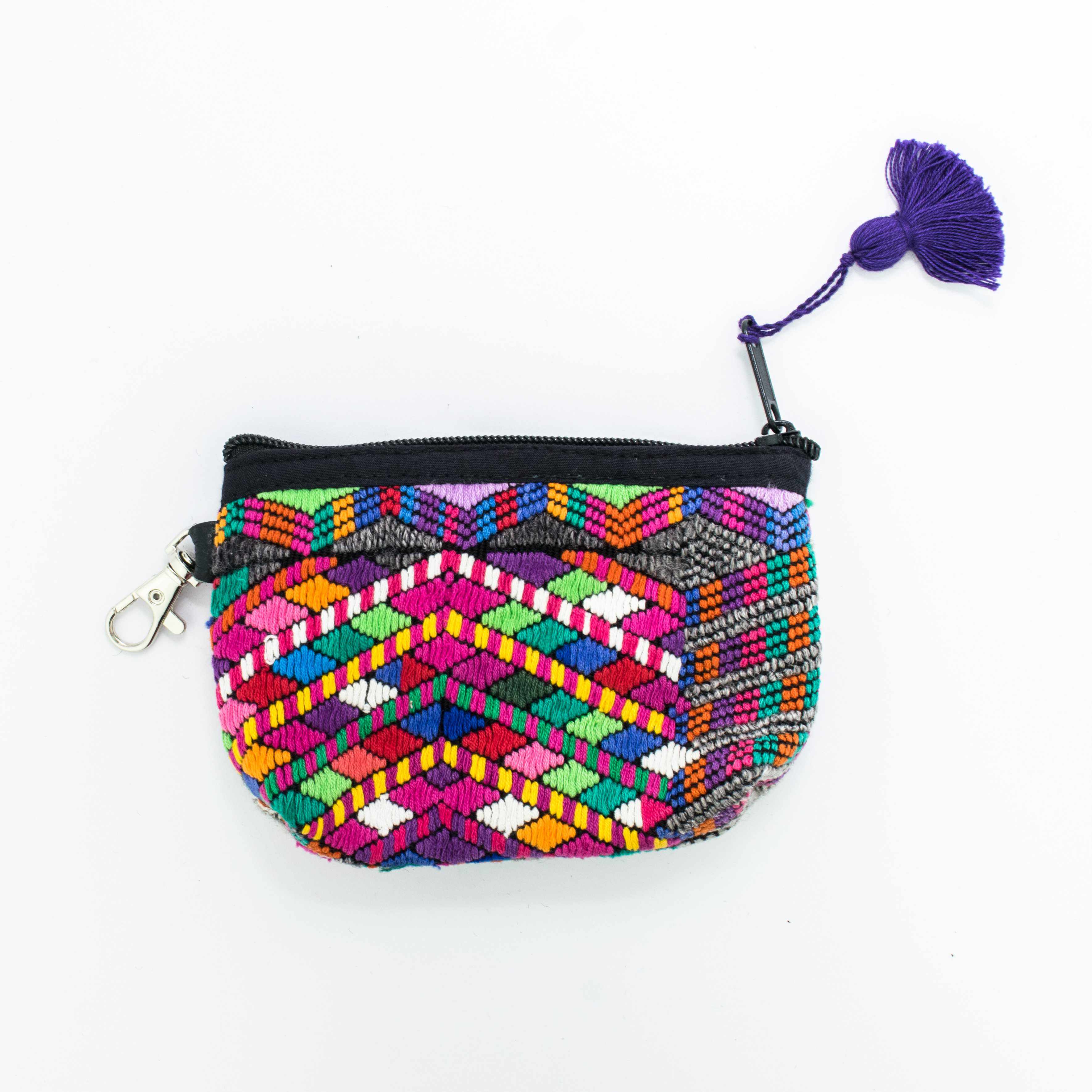 Leti Upcycled Huipil Coin Purse - Guatemala