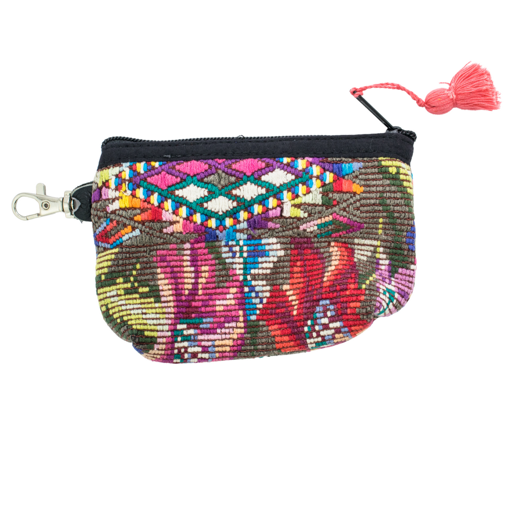 Leti Upcycled Huipil Coin Purse - Guatemala