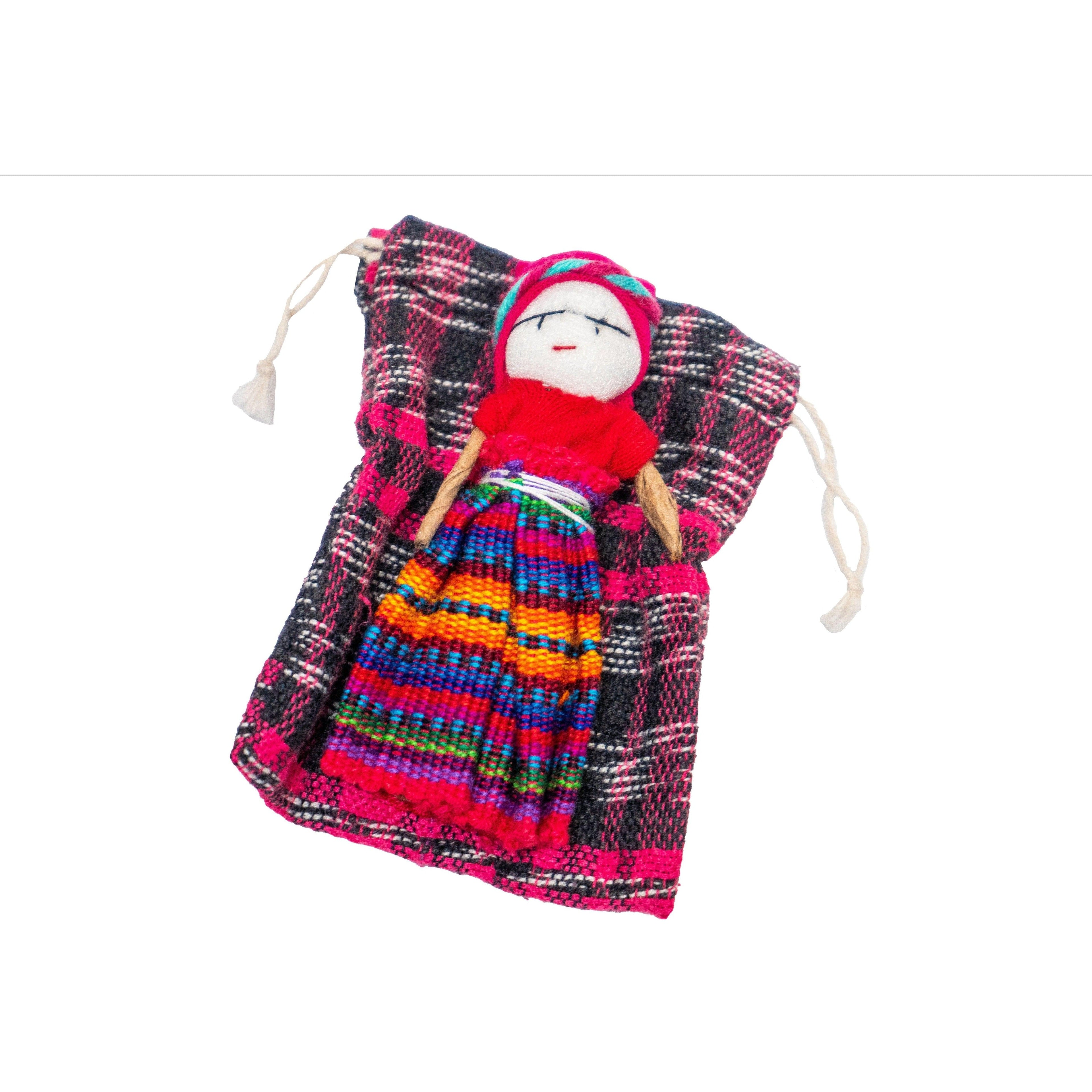 Worry Doll Ornament with Gift Bag + Story - Guatemala