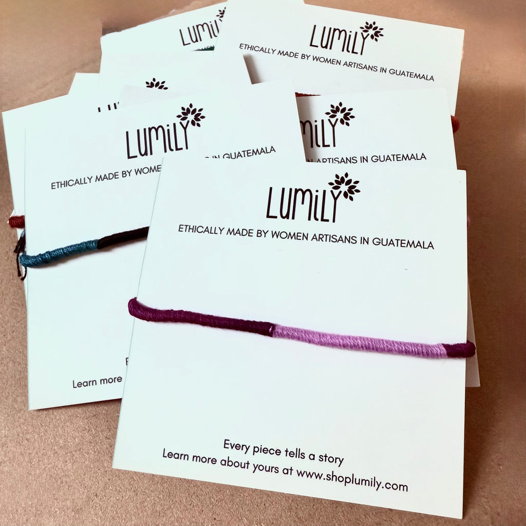 Thrive Woven Friendship Bracelet - Guatemala