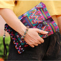 Gitana Huipil Upcycled Wristlet - Guatemala