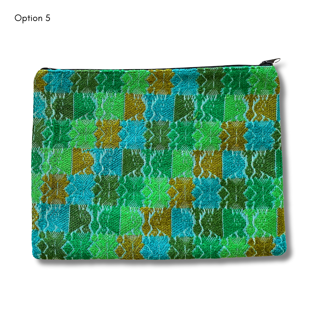 Maya Up-cycled Huipil Cosmetic One-of-a-Kind Bag (2XL) - Guatemala