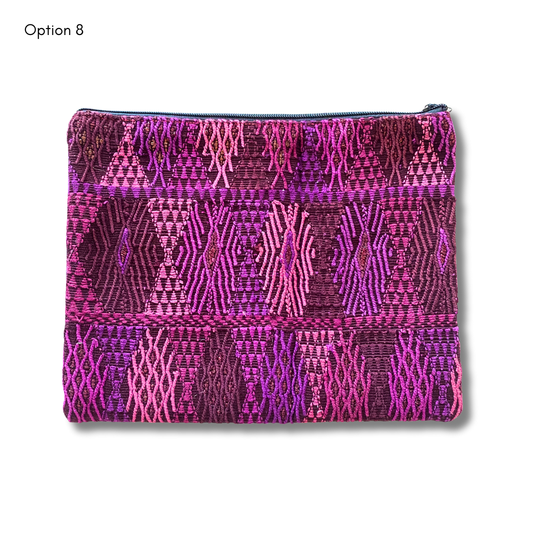 Maya Up-cycled Huipil Cosmetic One-of-a-Kind Bag (2XL) - Guatemala