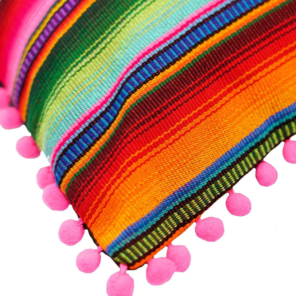 Hacienda Sarape Striped Pillow Cover - Guatemala