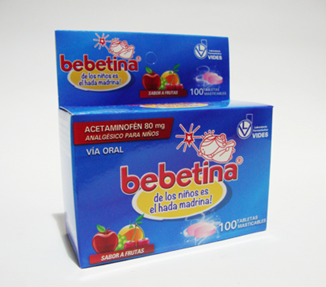BEBETINA * 100 TABLETAS
