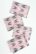 Xela Light Pink Jaspe Cocktail Napkins Set of 4