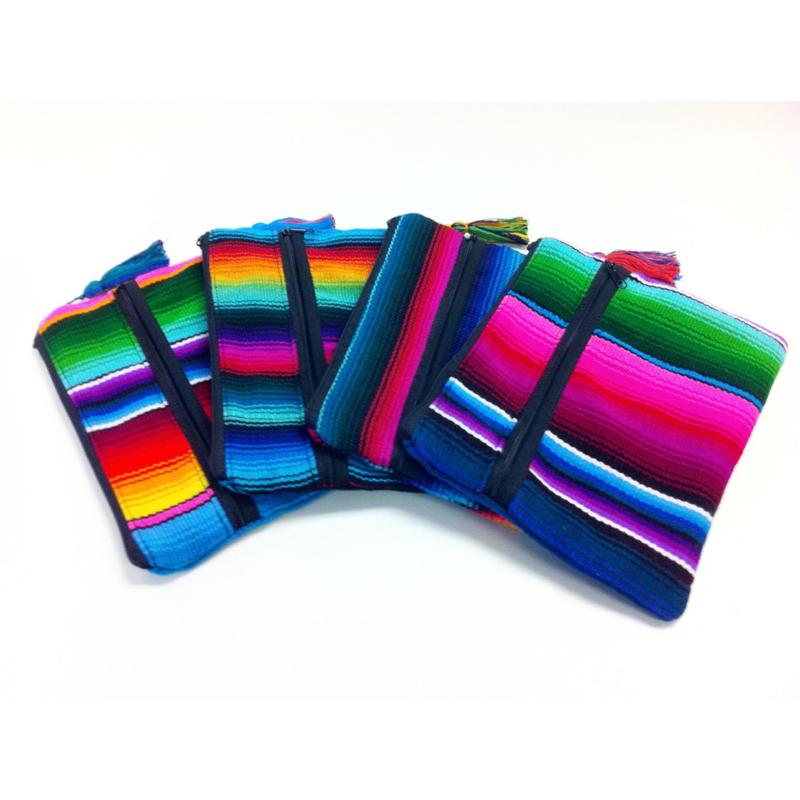 Hacienda Sarape Striped Multicolor Clutch - Guatemala