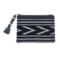 Ikat Backstrap Clutch Handwoven Guatemalan Tribal Weave Foldover Coin Purse