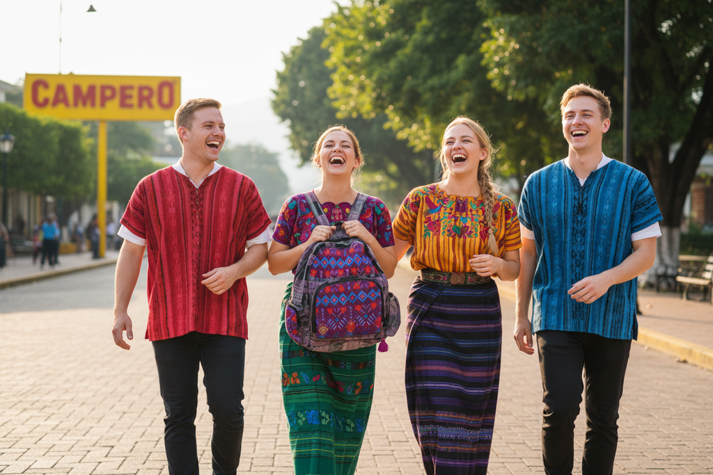 Volcano Huipil Upcycled Textile Backpack - Guatemala