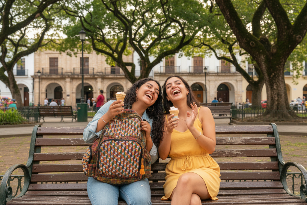 Volcano Huipil Upcycled Textile Backpack - Guatemala